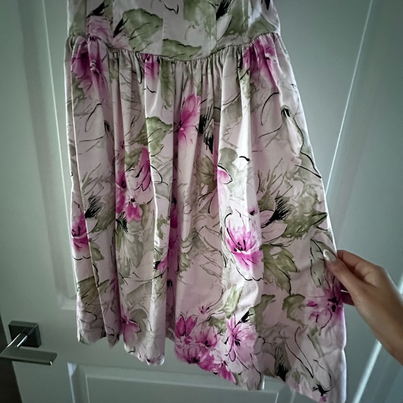 Vintage floral corset dress - Picture 6 of 8